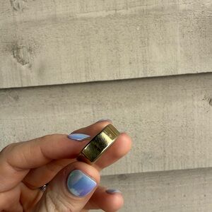 Oura Gold Tone Smart Ring - Polished Metallic Finish